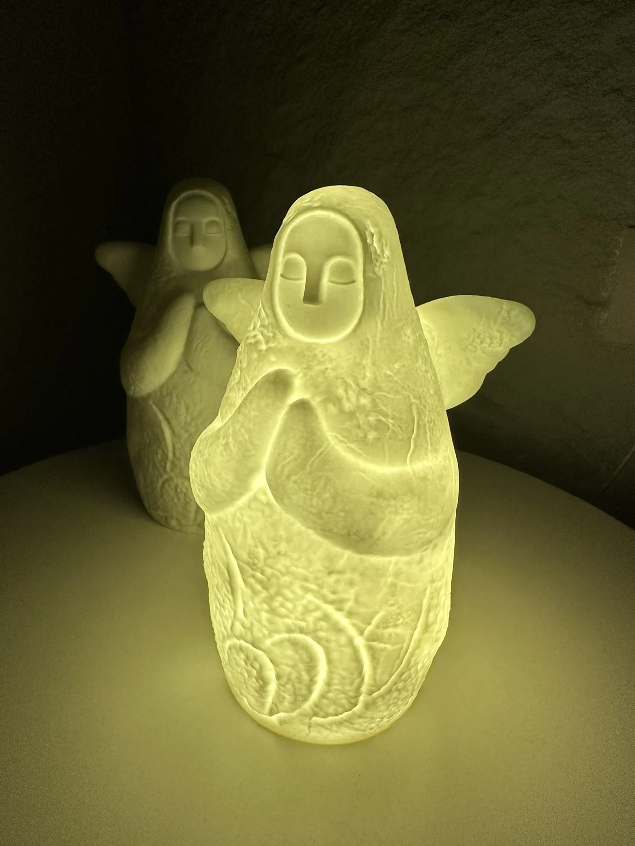 

Goddess Statues Zelda Props Hylians Hyrule Statue Anime 3D Night Light Shrine Statue Gifts for Gamers Room Decoration