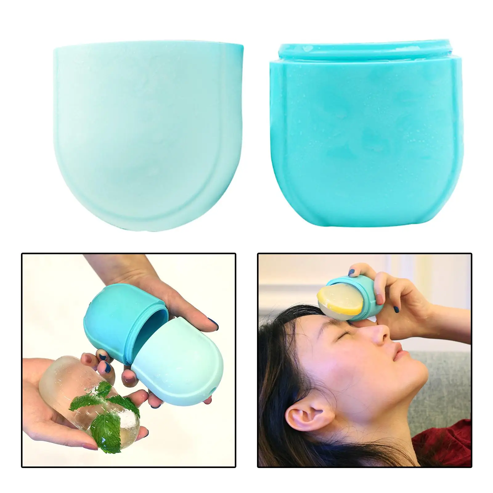 

Ice Massage Holder Silicone Massage Tool Set Reusable Cold Therapy Cups for Fitness Joint Pain Relief Full Body