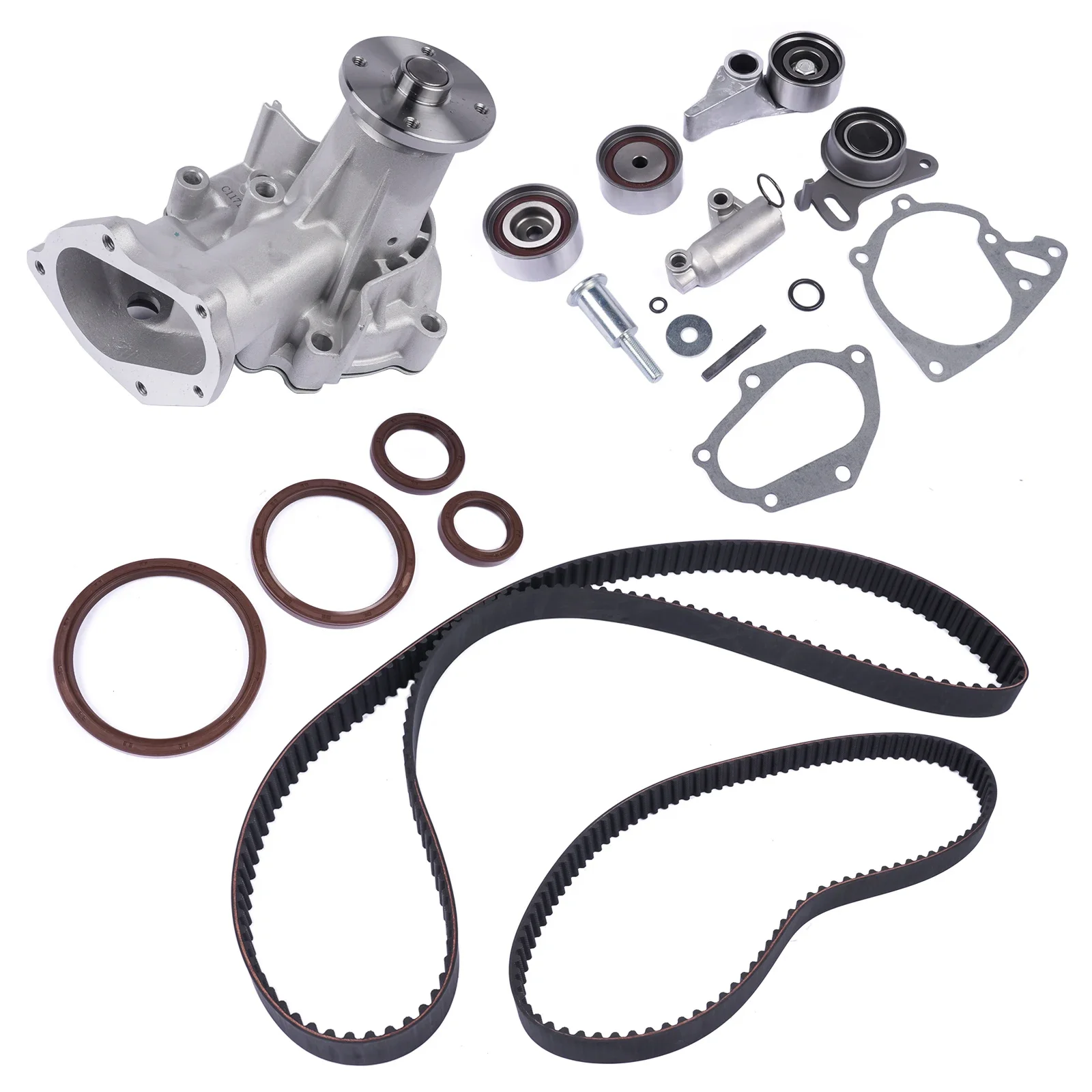 AP01 Kit cinghia distribuzione pompa acqua per Mitsubishi Shogun Pajero L200 2.5 DI-D 1300A045