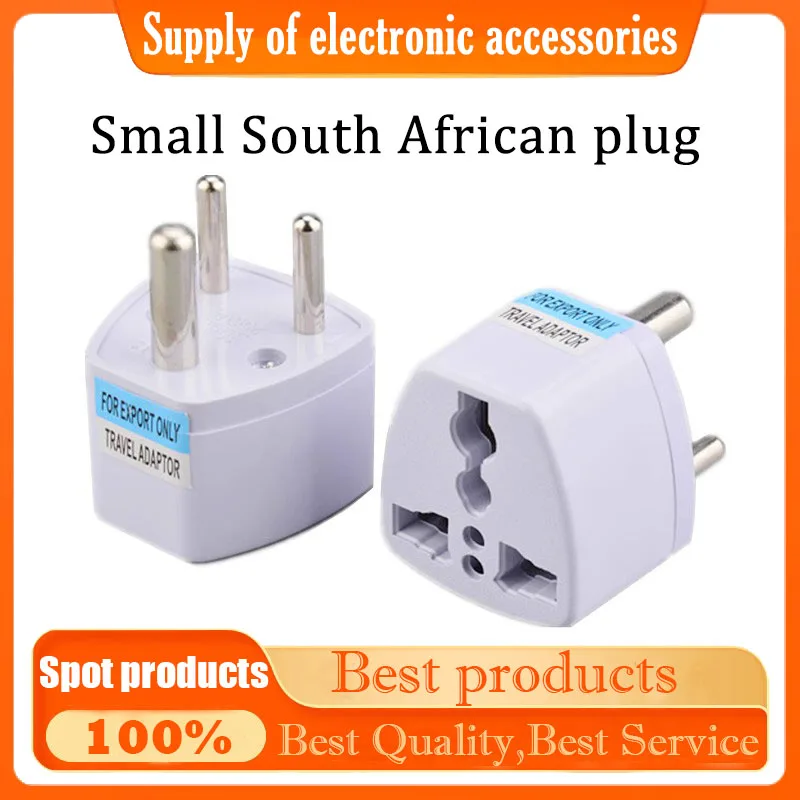 250V 1PCS Universal UK/US/EU/AU to Small South African 3pin Travel Plug India South Africa Converter Adapter plug Adaptor