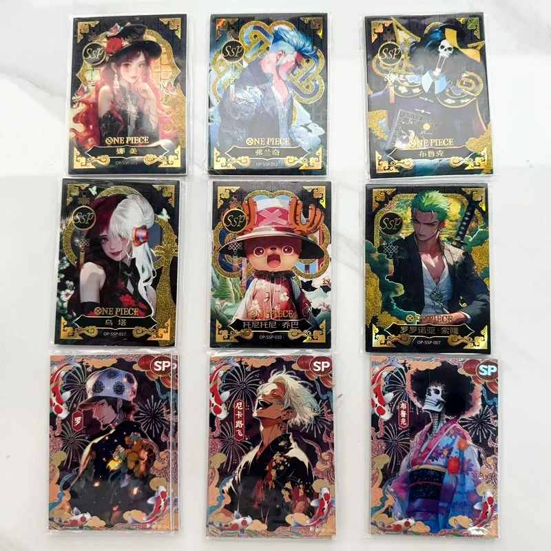 Kabage-7D One Piece SSP SP QR Series Collectible Cards Anime Characters Hancock Nami Uta Luffy Zoro Birthday Gift Children\'s Toy