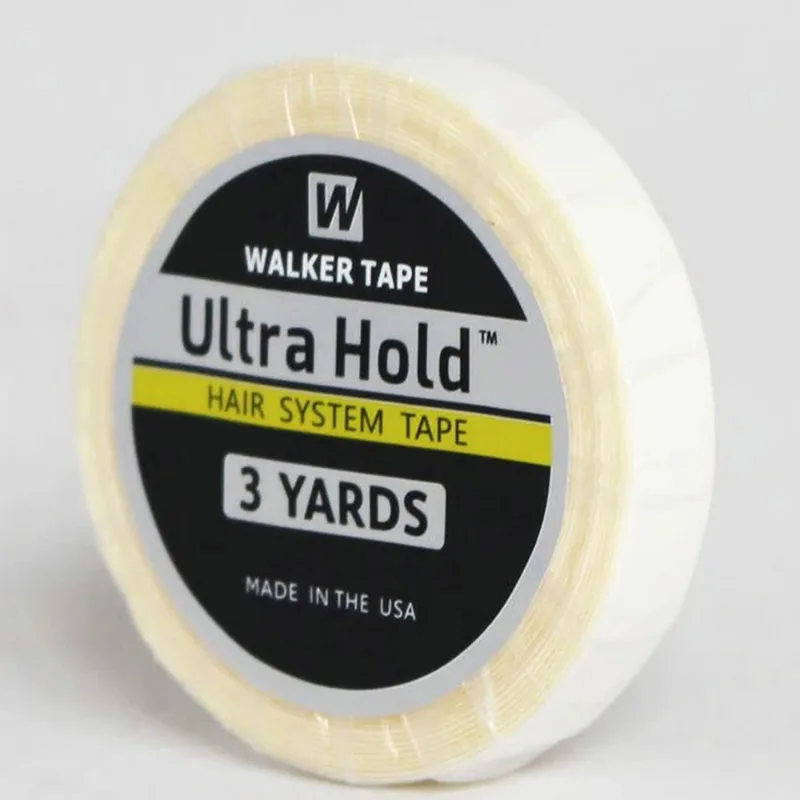 3 ياردة 0.8 سنتيمتر الترا عقد نظام الشعر الشريط جهين المواد اللاصقة الشريط للشعر التمديد شعر مستعار شريط أبيض عقد قوي