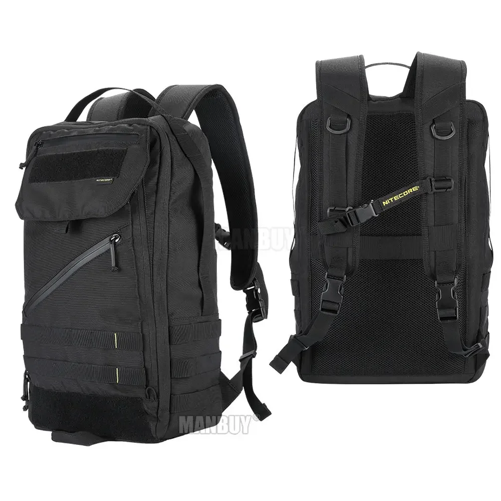 Sale NITECORE BP23 Multipurpose Commuting Backpack 23L Wearproof Polyester Fabric Outdoor Travel Daily Bags Frontal MOLLE System