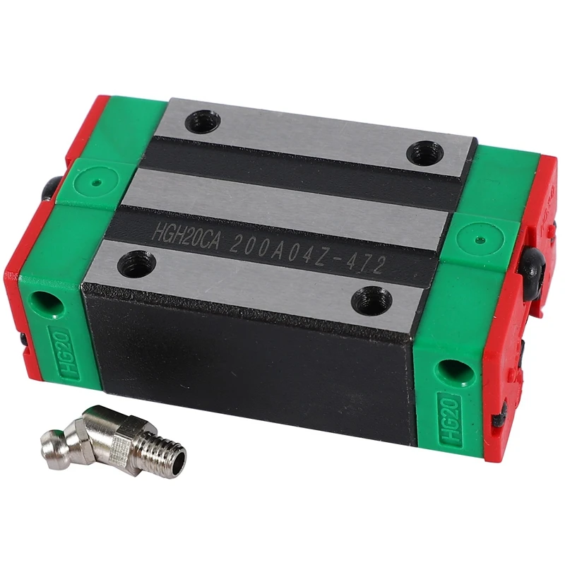 الصلب دليل السكك الحديدية الخطية كتلة ، أجزاء آلة التصنيع باستخدام الحاسب الآلي ، معدات التصنيع ، HGH20CA ، 20 مللي متر