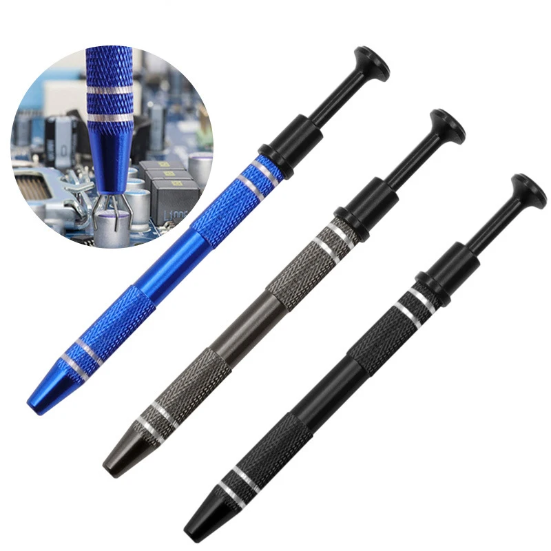 Mobile Phone Computer IC Extraction Tool Electronic Components Grabber Cotton Picker Computer Chip Tweezers Polishing Tool