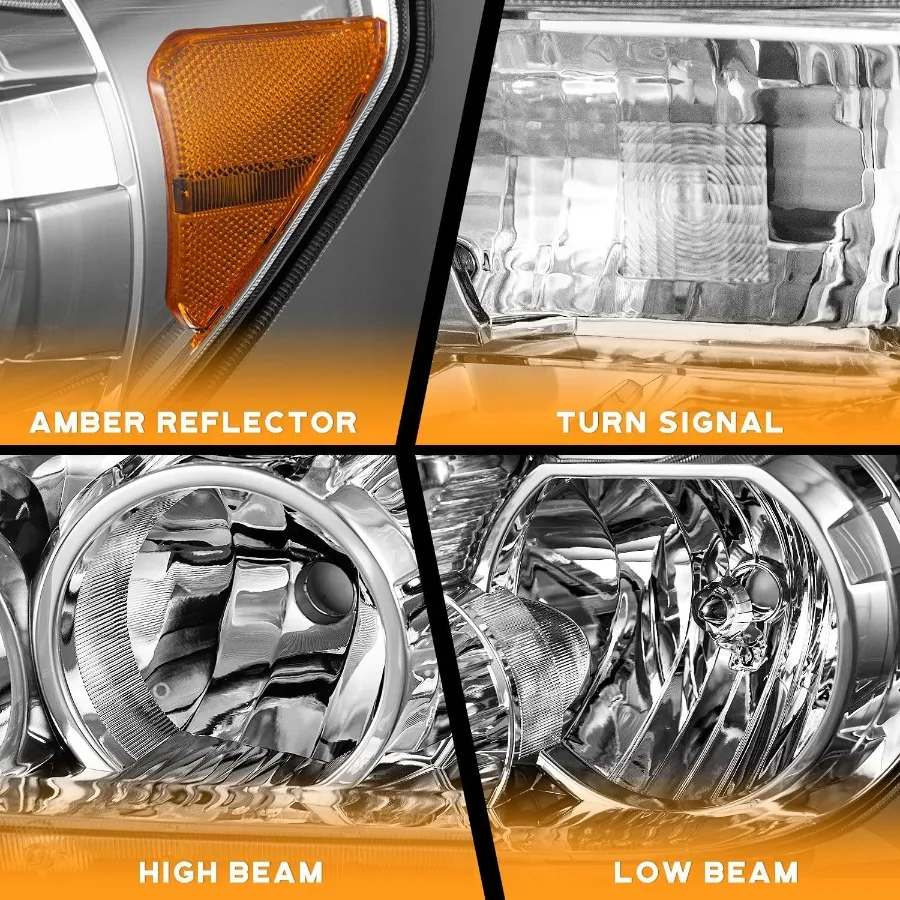 Koplamp voor 20072013 Tundra en 2008-2017 Sequoia compatibel met modellen zonder niveauregelaar en Sequoia-modellen 20122014