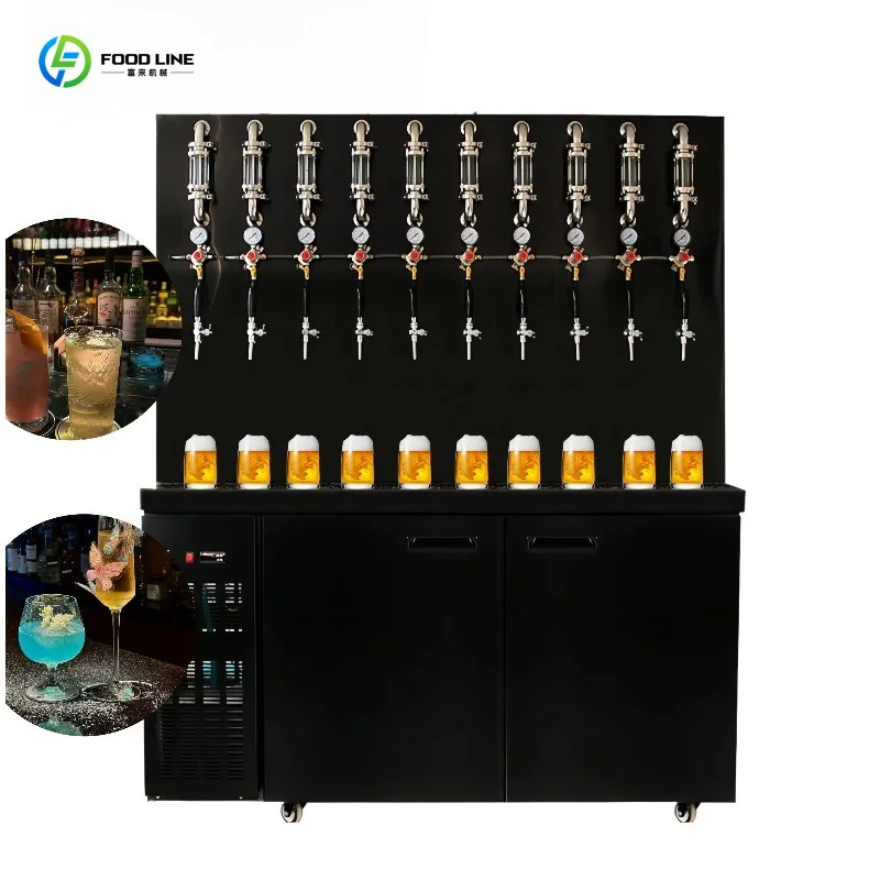 Customized Cooler Tower Beverage Dispenser Hot Sale Draft Beer And Beer Can Cooling Machine - view 3