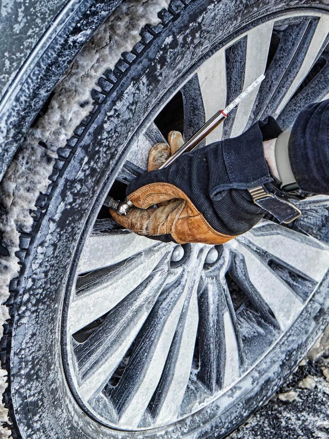 Bolígrafo medidor de presión de neumáticos, probador portátil de presión de aire de neumáticos de coche, lectura de PSI/KG, herramienta de control rápido de seguridad para vehículos, Universal F, 1 ud.