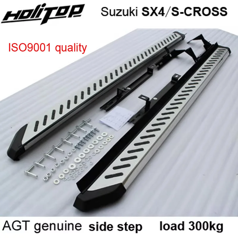 luxurious side step side bar running board for Suzuki SX4 (S-CROSS) 2014-2021, ATM brand, reliable quality, 8K high bright edge