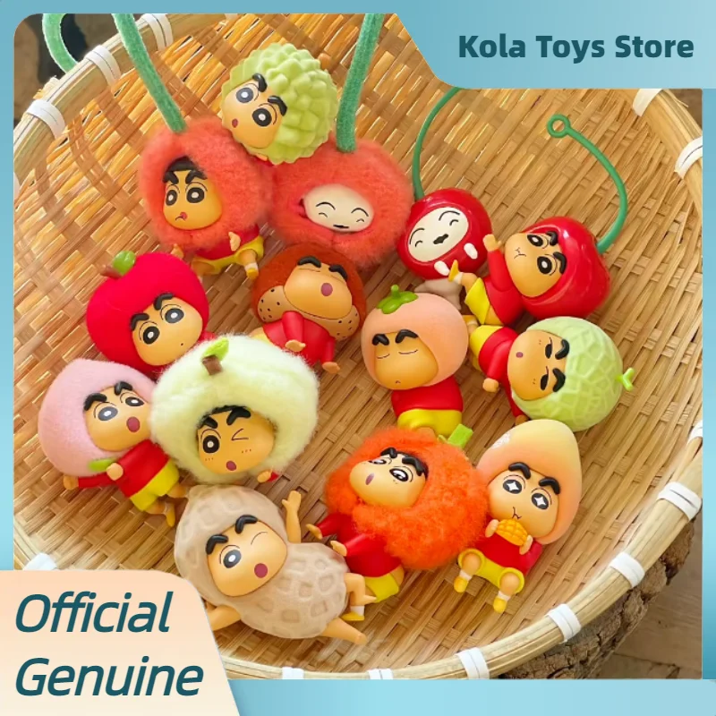 

Genuine 52TOYS Crayon Shin Chan Eating Fruit Series Figure Blind Box Toys Desktop Collection Ornament Model Cute Birthday Gift