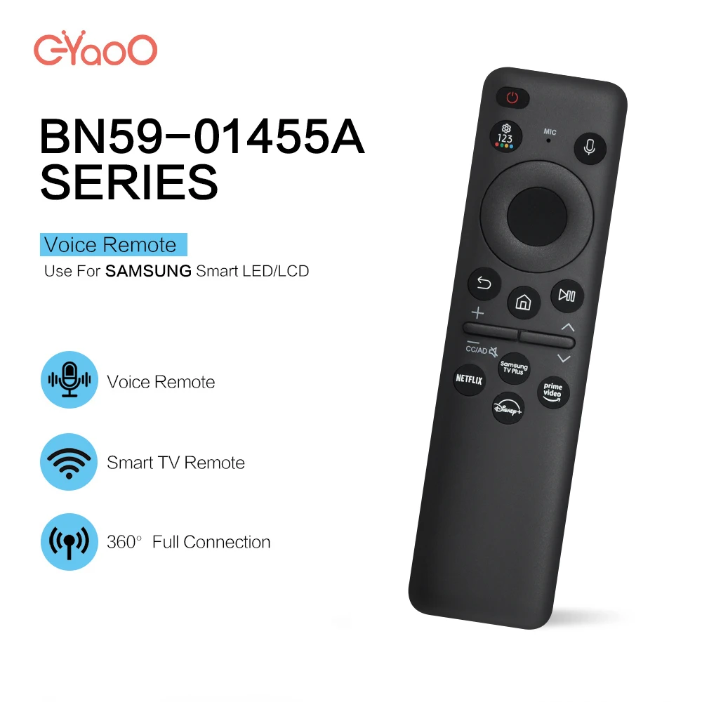 BN59-01455A Voice Smart TV Remote Control Fit For 2024 Samsung TVs Solar Charging and Voice Function