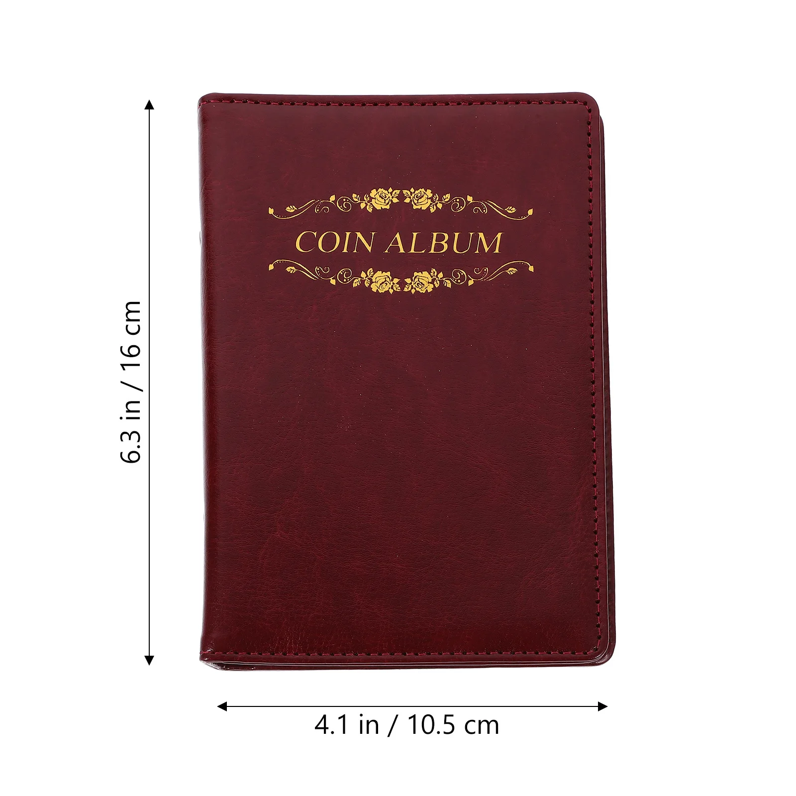 كتاب جمع العملات المعدنية من البولي يوريثان خفيف الوزن ومحمول وسعة كبيرة ومنظم ألبوم تخزين العملات التذكارية