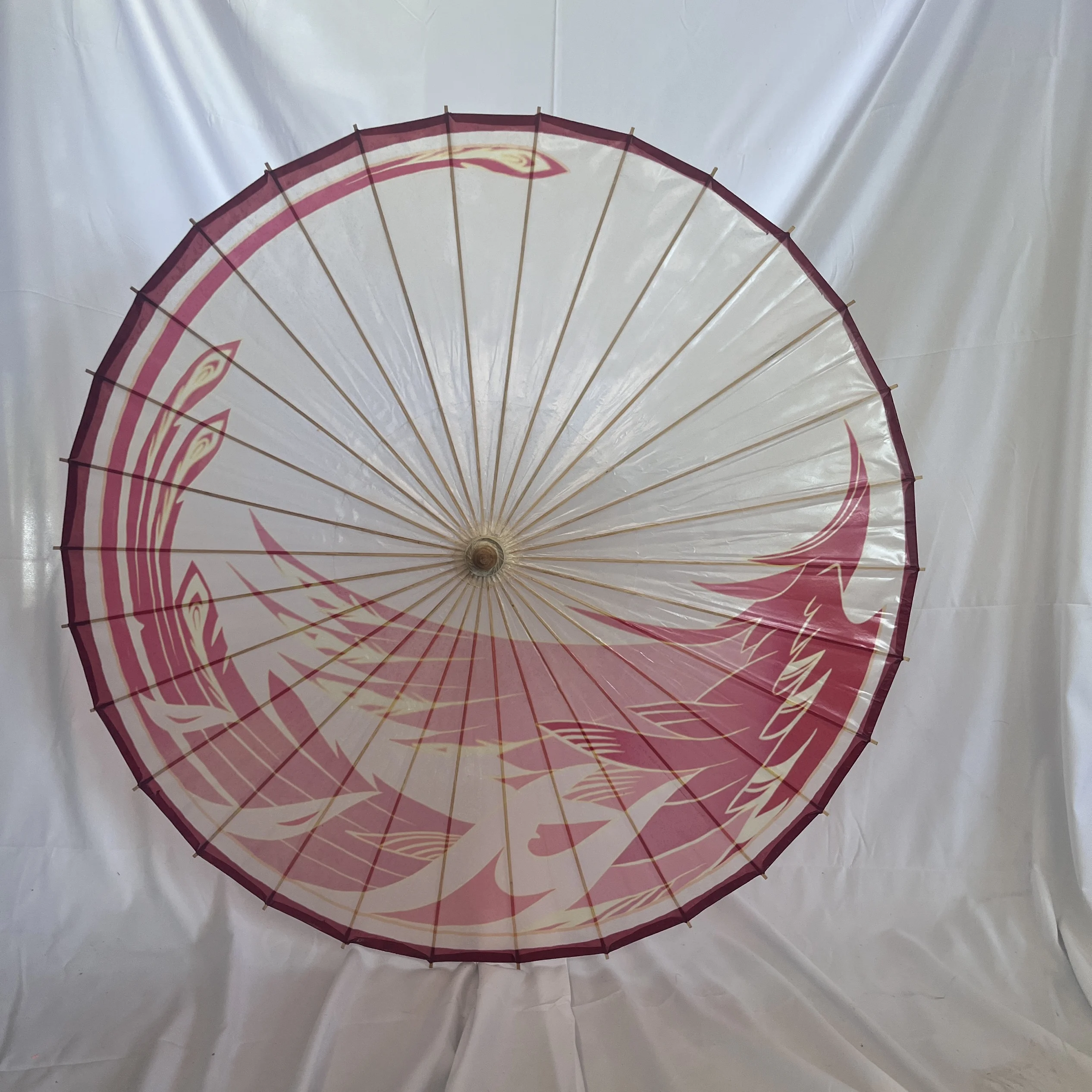 Game Wuthering Golven Changli Cosplay Prop Changli Olie Papier Paraplu 82 cm Prop Papier paraplu Voor Hallowmas Party Volwassen rekwisieten