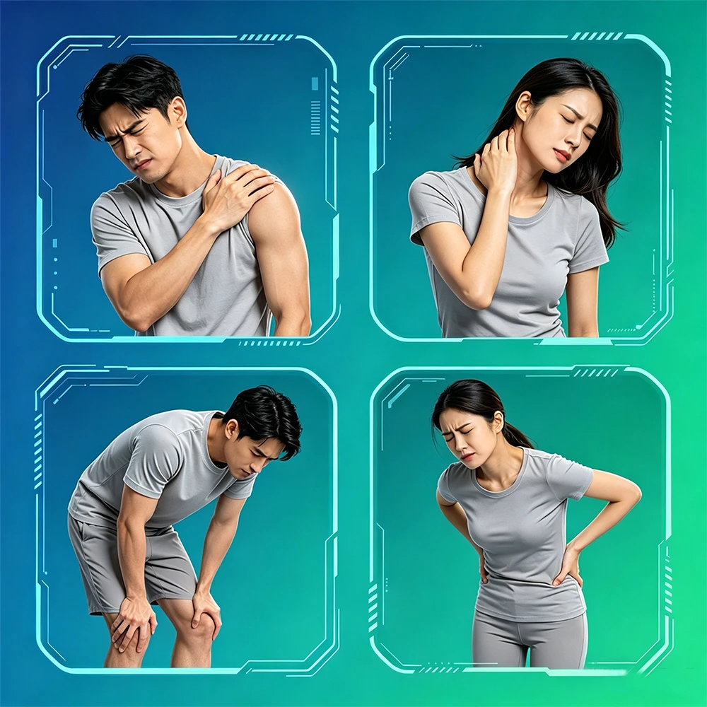 New Ultrasonic Therapy Machine For Pain Relief Shoulder And Back Body Relaxation Massager 1MHz Physiotherapy Ultrasound Device view 6