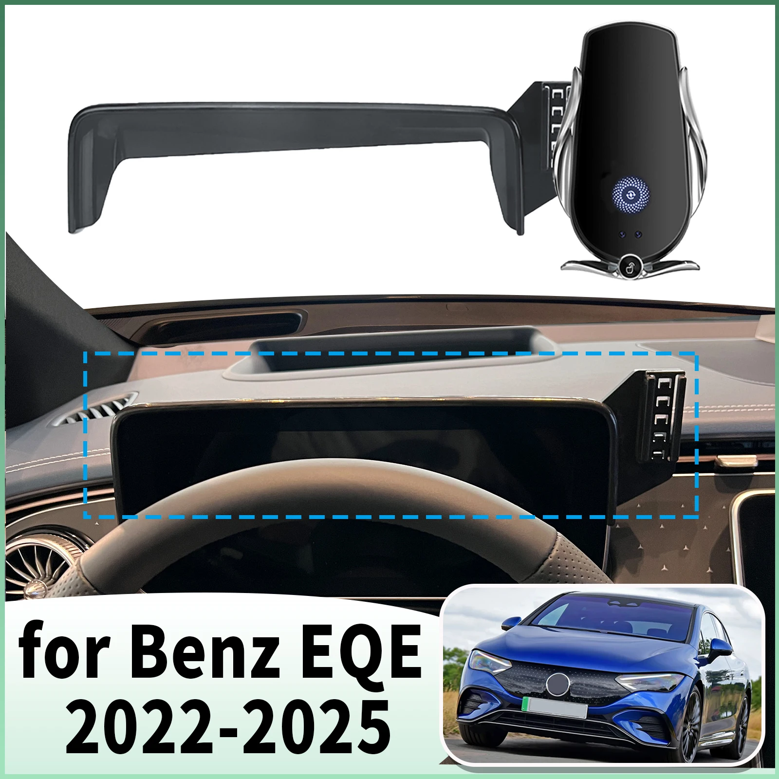 

fit for Mercedes-Benz EQE 2022 2023 2024 2025 Specific Dashboard Navigation Phone Holder Mount Design Car​​ accessoires