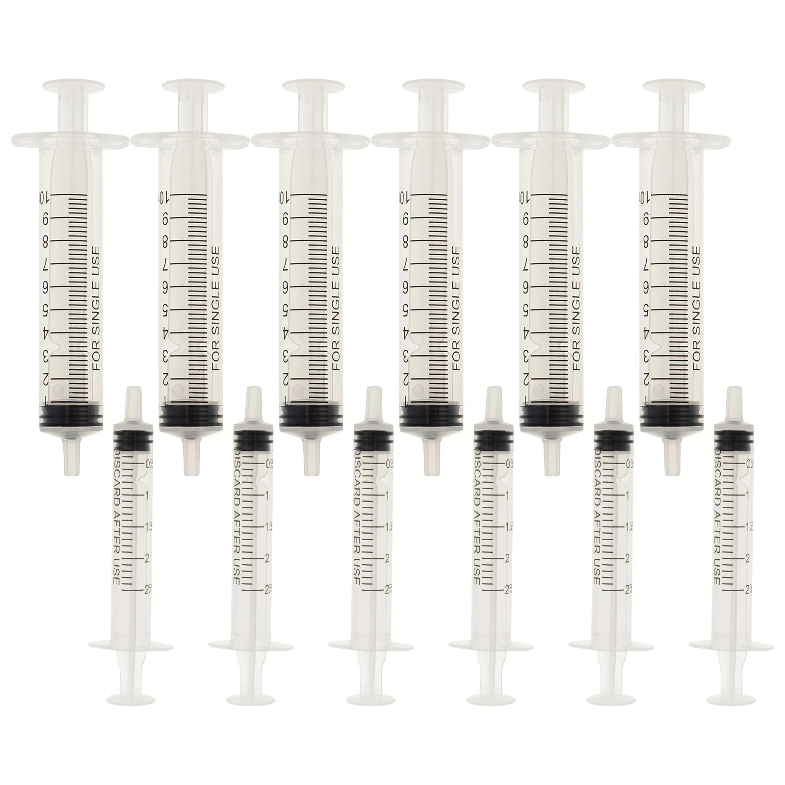 

12 Pcs Perfume Dispenser Transferring Liquids Syringe Measure Tool Measuring Plastic White Applicator