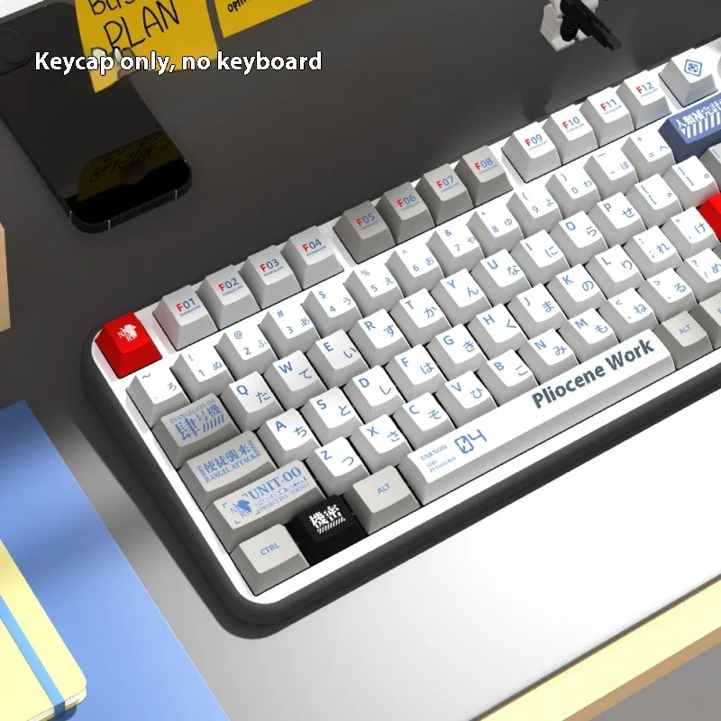 Imagem -02 - Teclado Mecânico Japonês Coreano Alemão Espanhol Francês Pbt Keycaps Layout Eva Perfil Cereja Gmk 049 Chave 139 156 2024