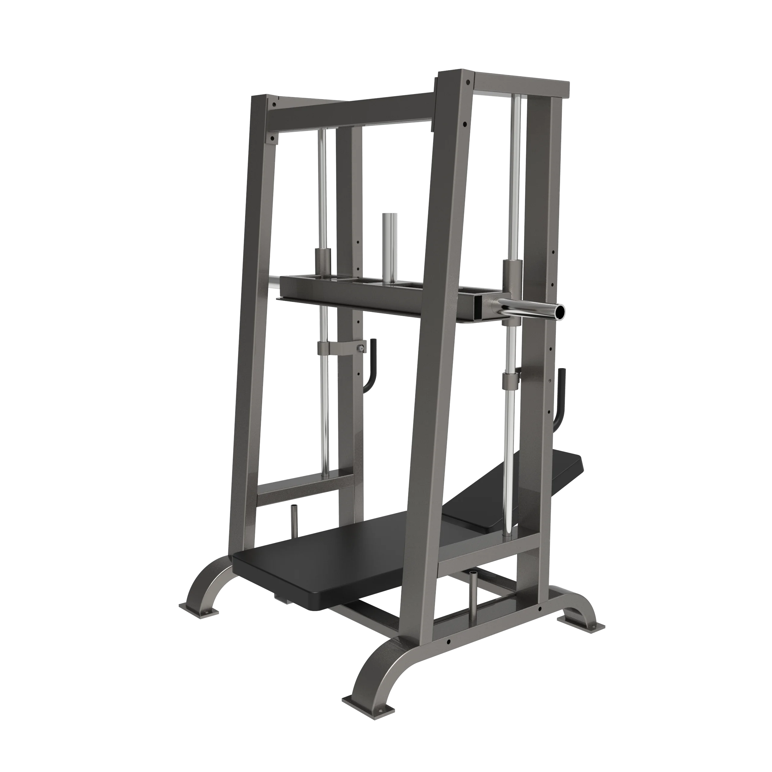 2025 Equipo de gimnasio de alta calidad Equipo de entrenamiento de fuerza Máquina cargada con placa Prensa vertical para piernas