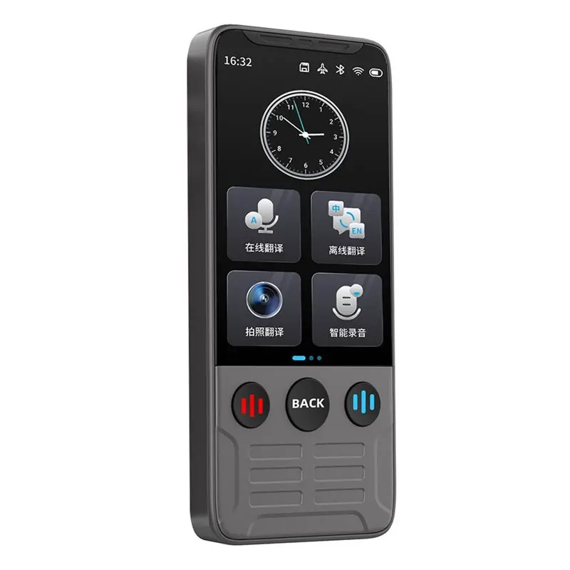 

B49C Чат в реальном времени AI Голосовой фотопереводчик 3,5 дюйма поддерживает 142 языки онлайн-перевод