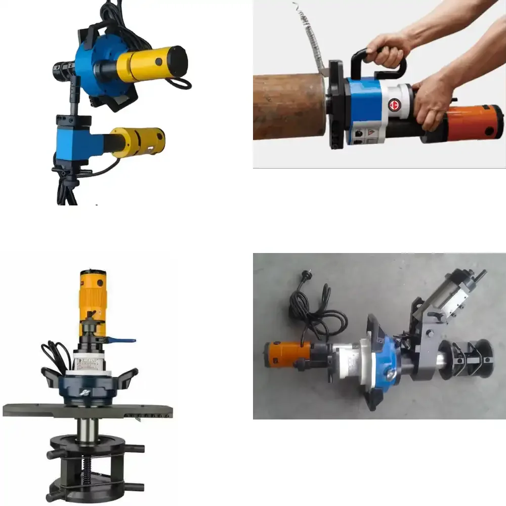

Jiesheng Portable E Electric Beveling Machine Metal Pipe Flush Machine Material Butt Rounding Machine