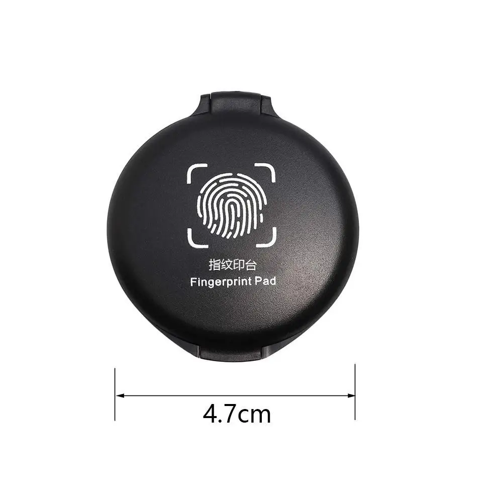 Fingerprint Ink Pad Thumbprint Ink Pad Office Stamp Notary Supplies Identification Fingerprint Card Stamp Pad Fingerprint Pad