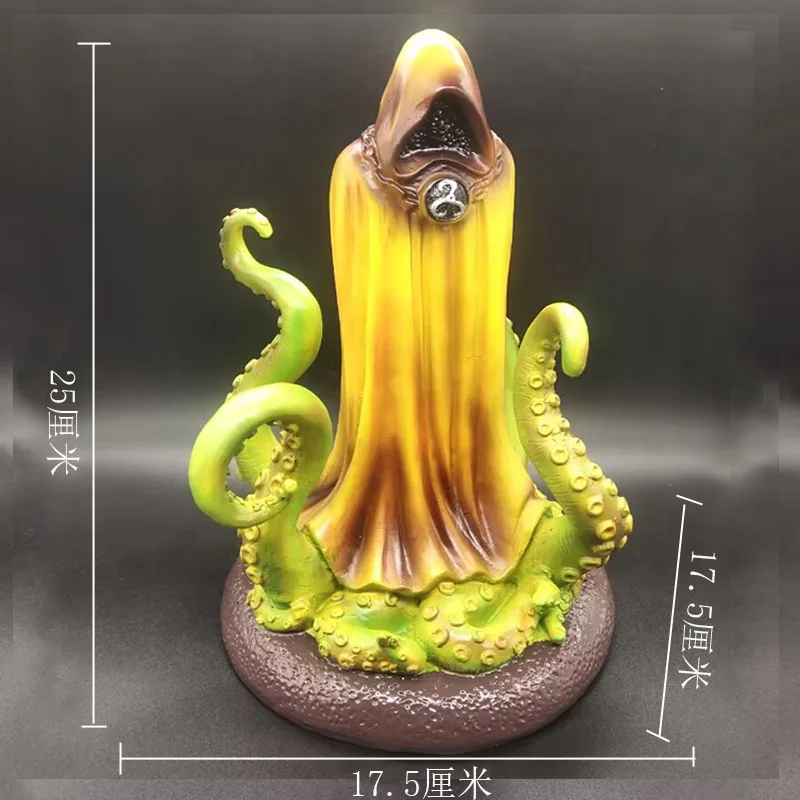 Cthulhu Myth King of Yellow Clothes Hastur Poster Lovecraft Horror Resin figure Statue Room Home Decor