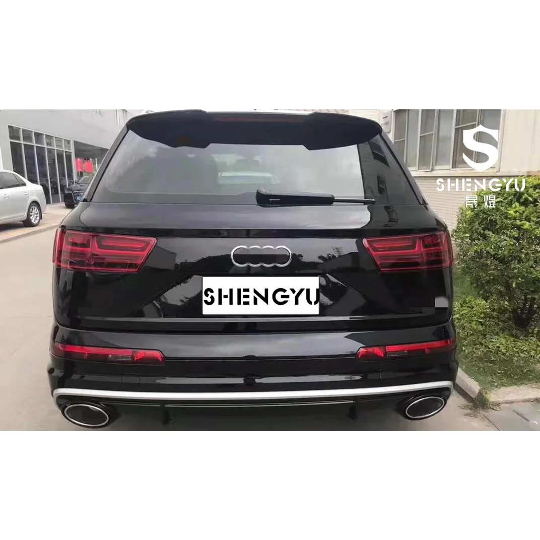 

High Quality Auto Body Systems for Audi Q7 2016-2019 to RSQ7 Include Front Bumper Assembly with Grille Rear Diffuser Tail Pipes