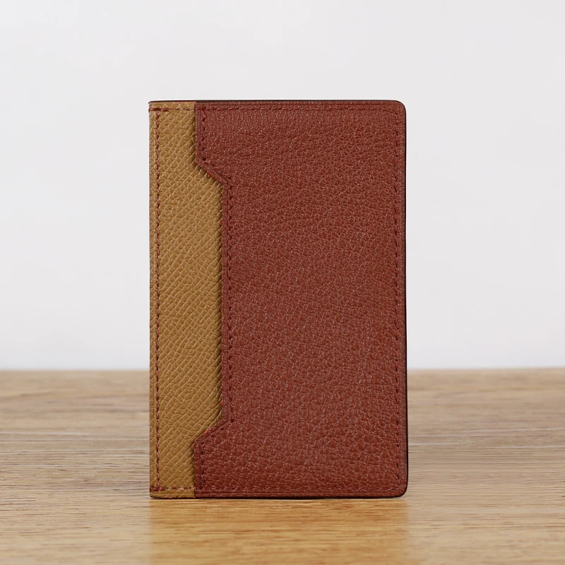 DIMY 2025 card bag crocodile sheepskin hand sewn ultra-thin card bag with multiple card slots, light luxury credit card clip