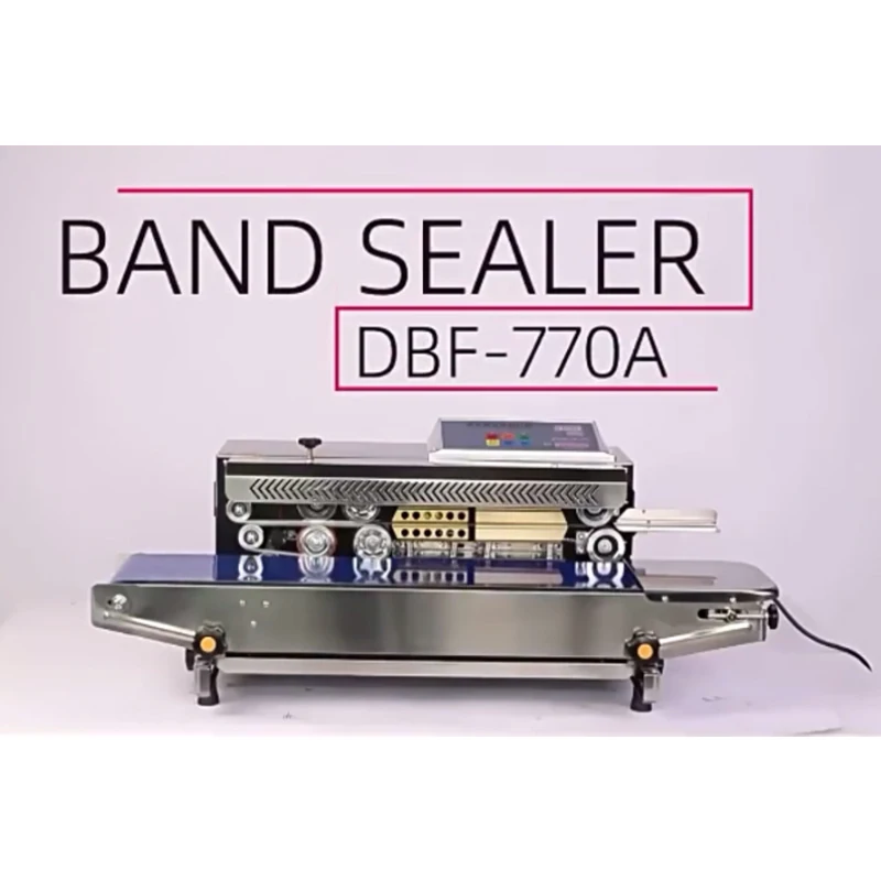 LY Tea Bags Sealing Machine for Food Snacks Plastic Bags Moon Cake Bags Printing Date Automatic Continuous Film Heat Sealer