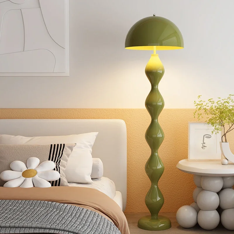 

TEMAR Nordic Mushroom Floor Lamp Modern Art Family Iiving Room Bedroom Creativity LED Decorative Standing Light