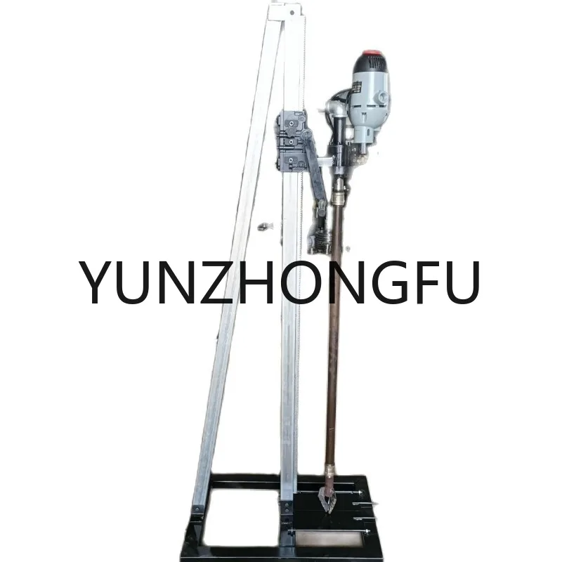 

Portable water well drilling rig 220V two-phase electric household large-diameter hand-cranked vertical well drilling machine