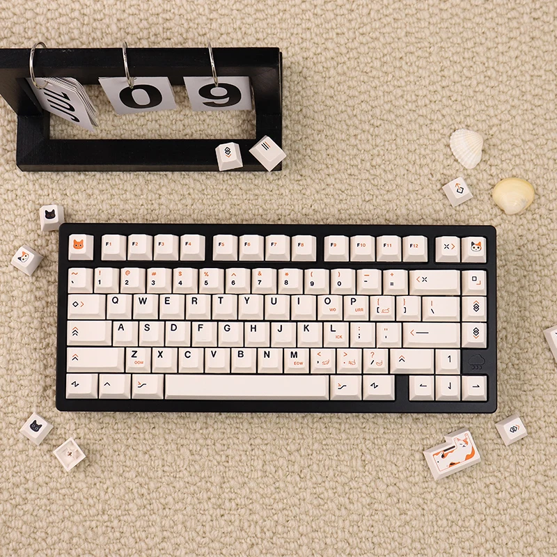 148 Keys Splendid Cat Keycaps PBT Keycap DYE-SUB Cherry Profile Keycaps For Mx Cherry Gateron Switch Mechanical Keyboard Kit