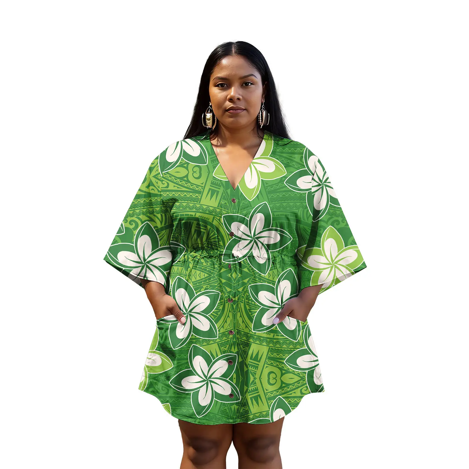 Nueva moda vestido de mujer diseño personalizado estampado de Samoa hawaiana vestido de fiesta de noche Tribal polinesio vestidos de fiesta de talla grande