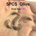 size 12 5pcs olive