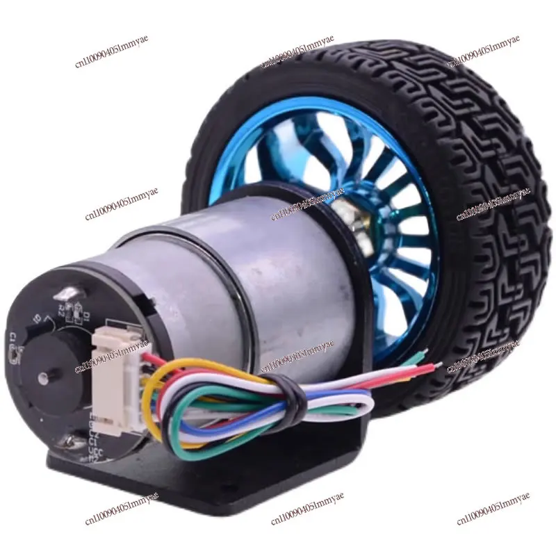 

Hall Encoder DC Geared Motor, Four-wheel Drive Balanced Intelligent Trolley 6V12V Small Motor