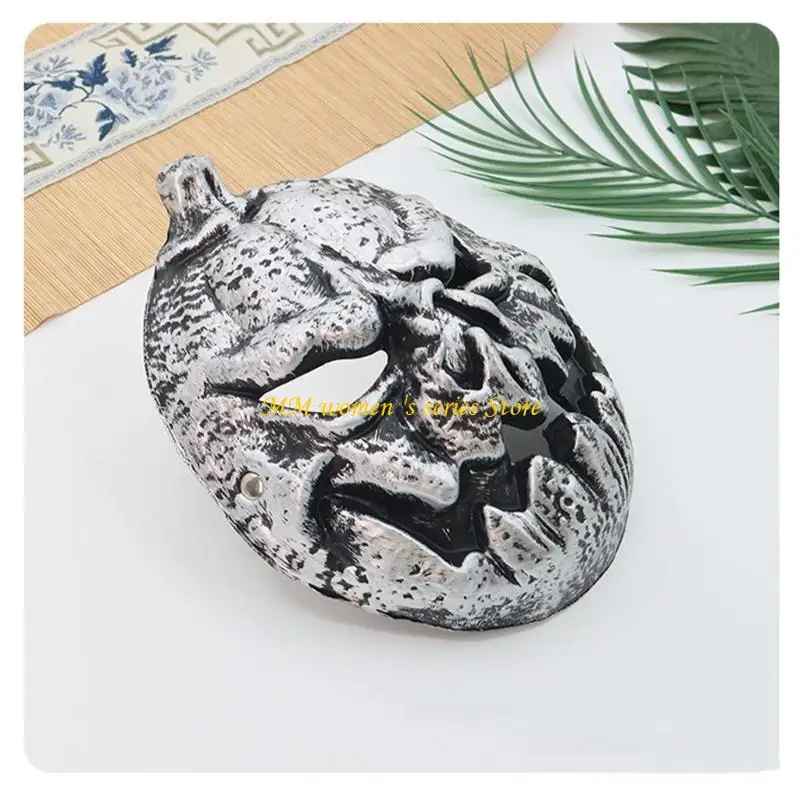 Q39c Scary Skeleton Mask Mask Mask Mask Maschera Full Full Mask Maschera da donna Uomini
