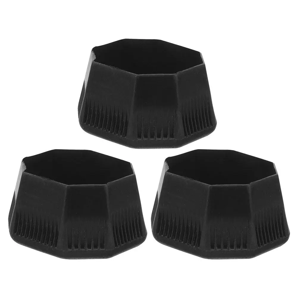 

Комплект из 3 пластиковых заглушек для рукоятки теннисной ракетки, легко устанавливаемые, нескользящие, защитные