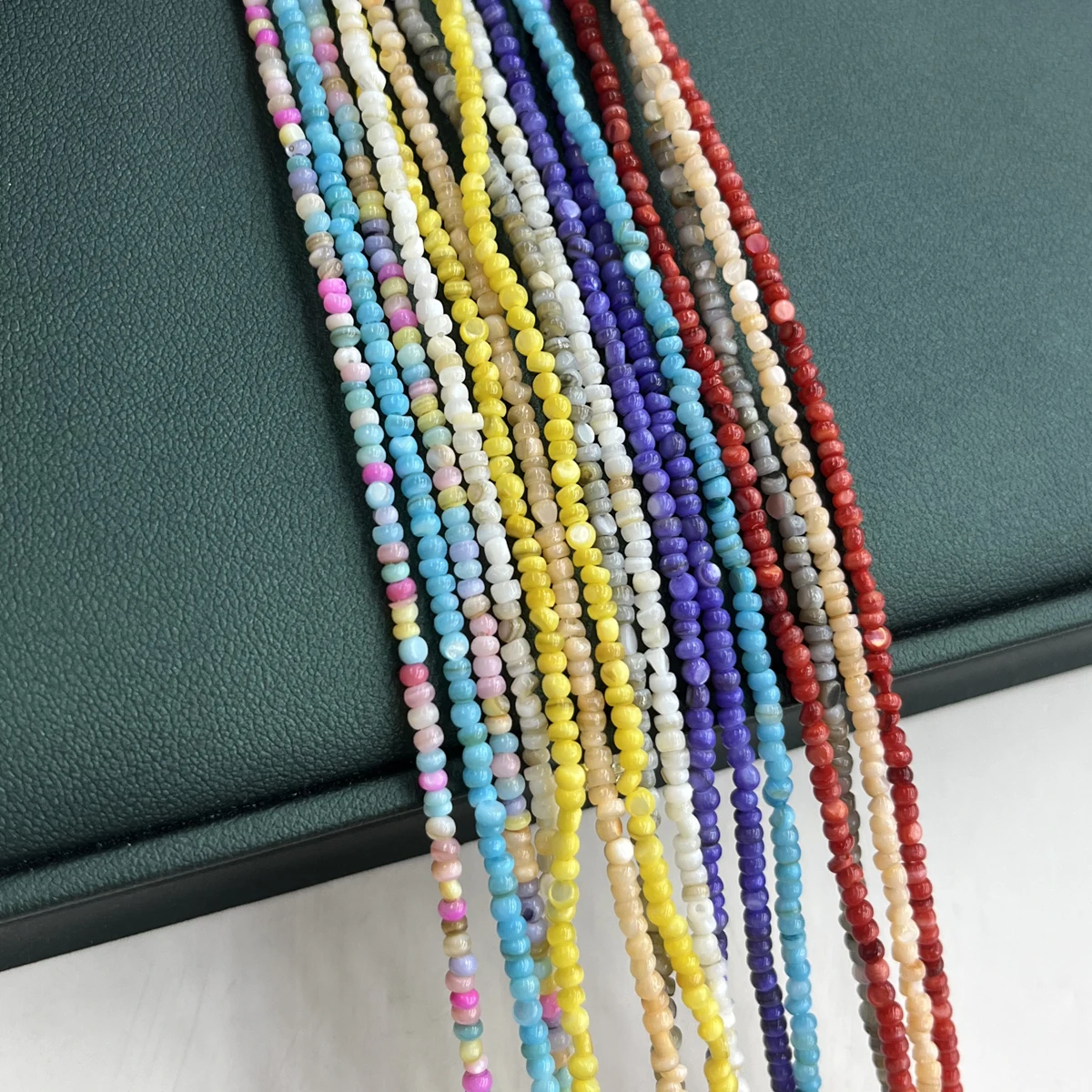 4x4mm Irregular Natural Shell Beads 36cm Strand Semi-Finished Spacer Beads for DIY Necklace Bracelet Jewelry Making Wholesale