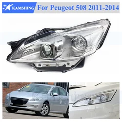 Kamshing For Peugeot 508 2011-2014 Front Bumper Head Light Lamp Head Lamp Light Headlamp