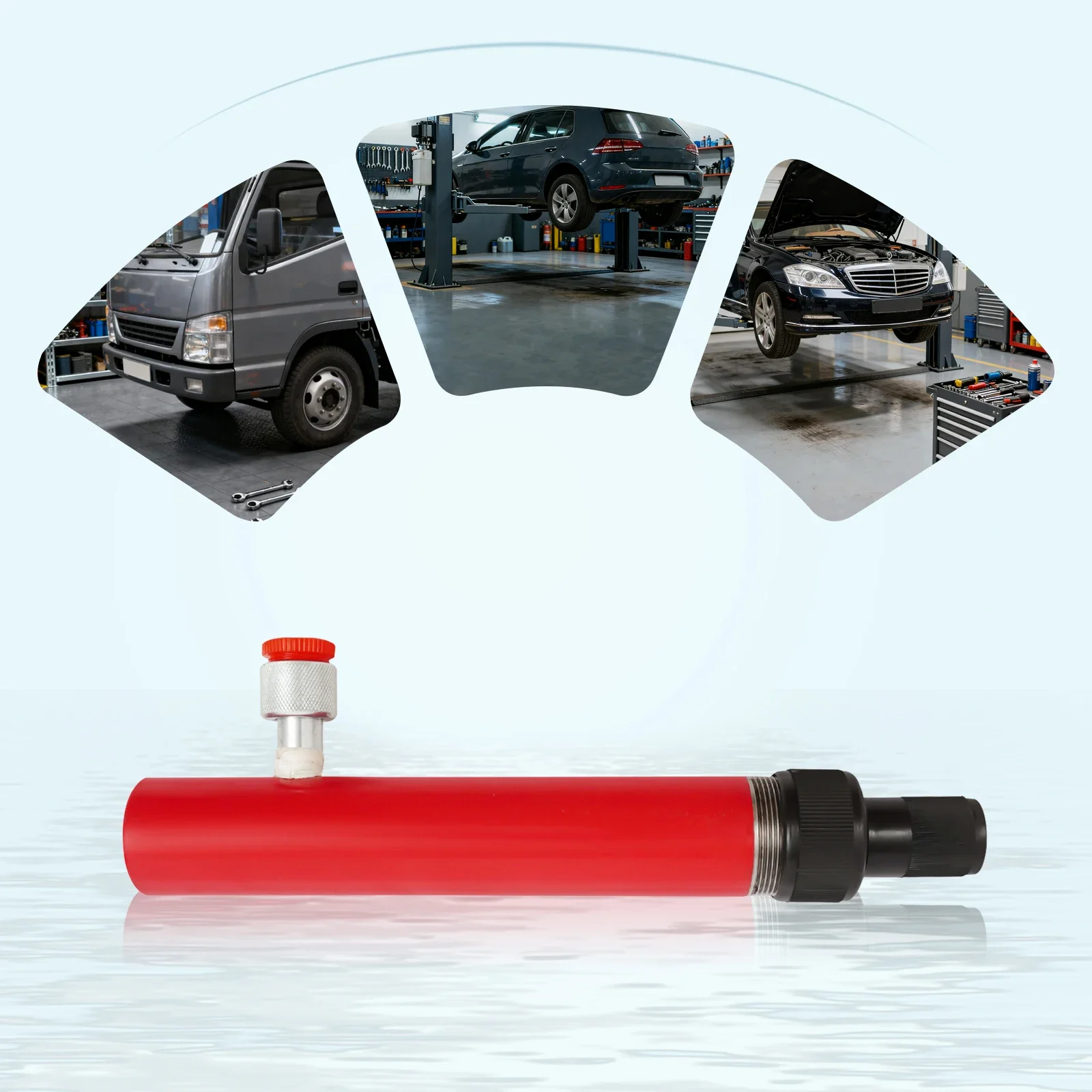 4 طن الثقيلة جاك تقف محرك هيدروليكي 4.92 بوصة رفع المدى الحمولة تسرب كفاءة رفع آمنة مستقرة سهلة الحمل الاستخدام #4