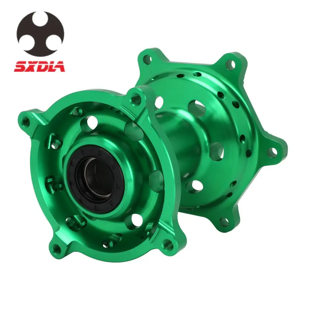 Motorcycle 36 Holes Front Rear Wheel Hub For KAWASAKI KX250 KX250F KX450F KX 250 250F 450F CNC Aluminum Off-Road Dirt Bike Parts