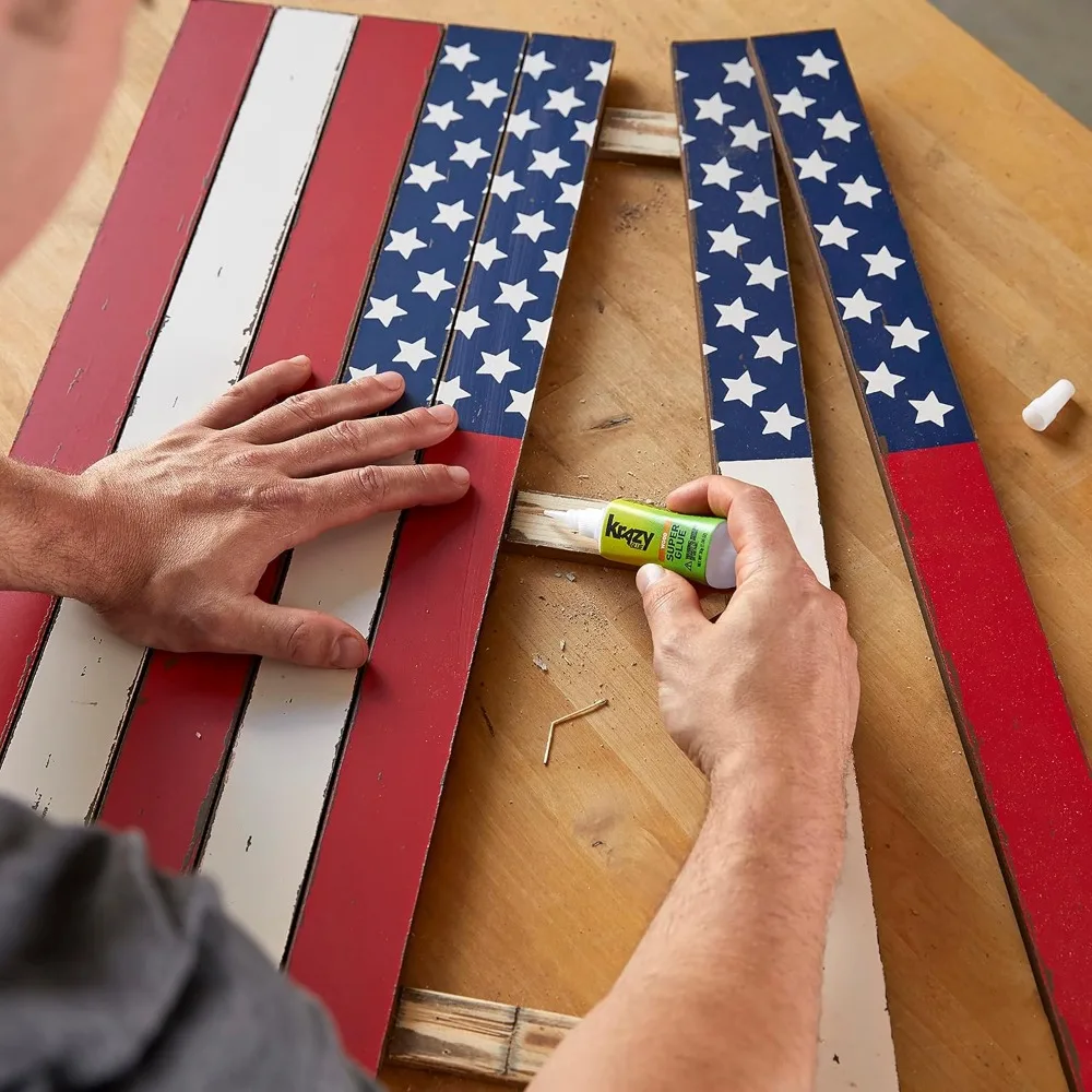 Fast-Dry Wood Superglue, 30g, Strong Adhesive with Precision Tip for Pine, Oak, Maple & More, No Clamp Needed