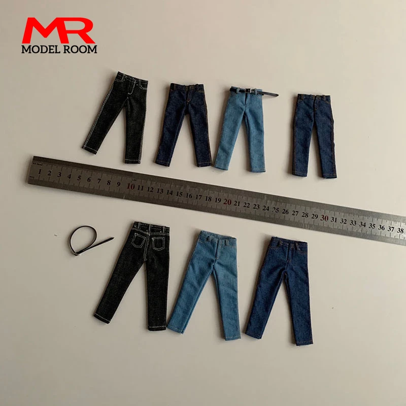 Maßstab 1/12 Männliche Jean Hosen Hosen Kleidung Modell Fit 12'' TBL TM01 TM02 Soldat Action Figur Körper Puppen