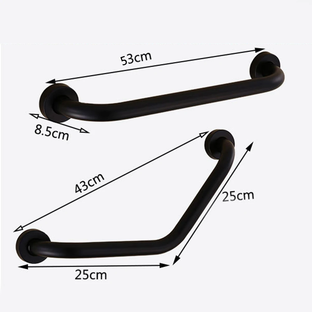 43 سنتيمتر سلامة مقبض إمساك الحمام درابزين المضادة للانزلاق الفولاذ المقاوم للصدأ دعم بار لكبار السن مصابقتها غير يتلاشى مصقول