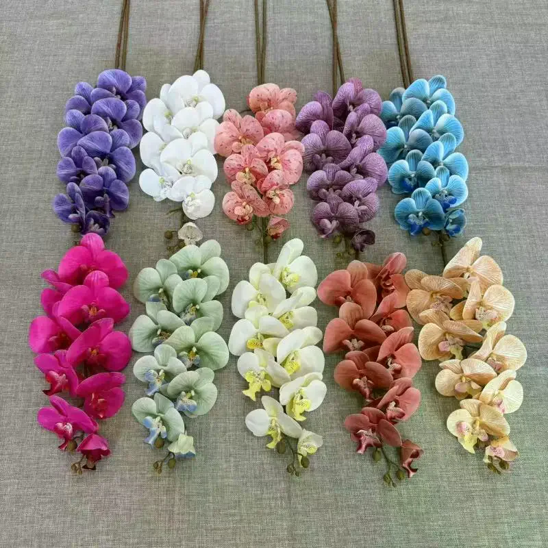 

Artificial Butterfly Orchid Faux Flowers For Home Decor Living Room Hotel Window Wedding Arrangement