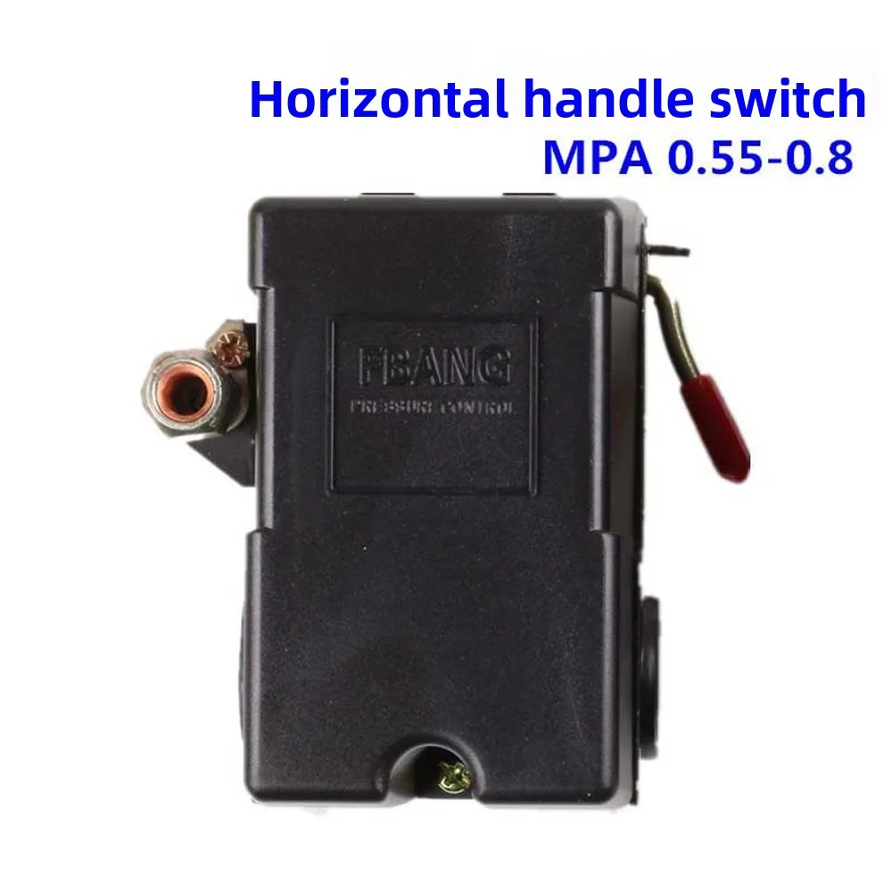 

Ручка переключателя давления 90-120 фунтов на квадратный дюйм, запасные части, горизонтальный регулирующий клапан 220 В, 5-8 бар, 1 порта, регулятор давления воздуха