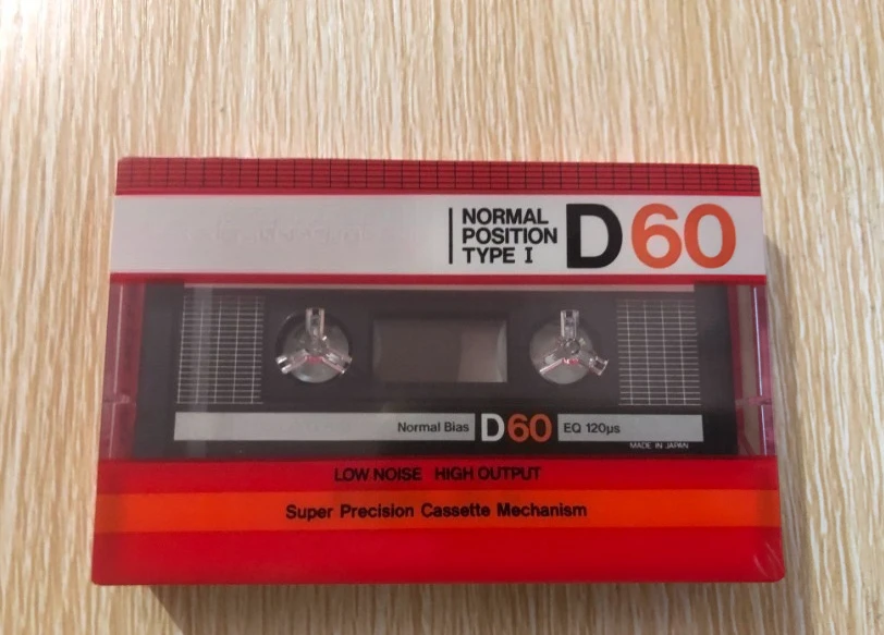 Cinta de grabación vacía para tdk 85 versión d60 (60 minutos), cassette de alta calidad.