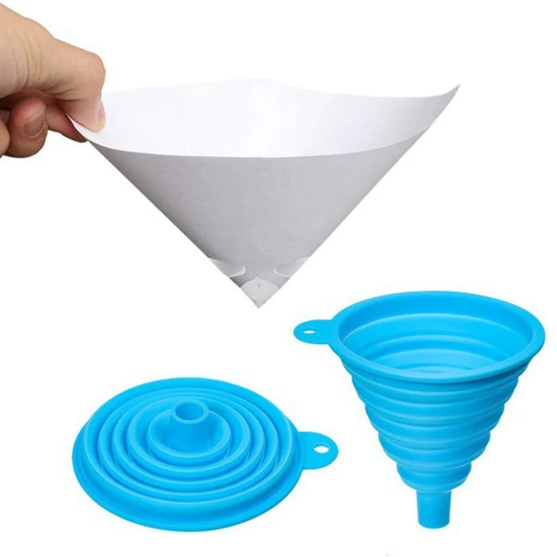 50/100Pcs Car Paint Spray Mesh Paper Filter Paint Paper Purifying Straining  Mesh Disposable Paper Conical Funnels Filter Tools