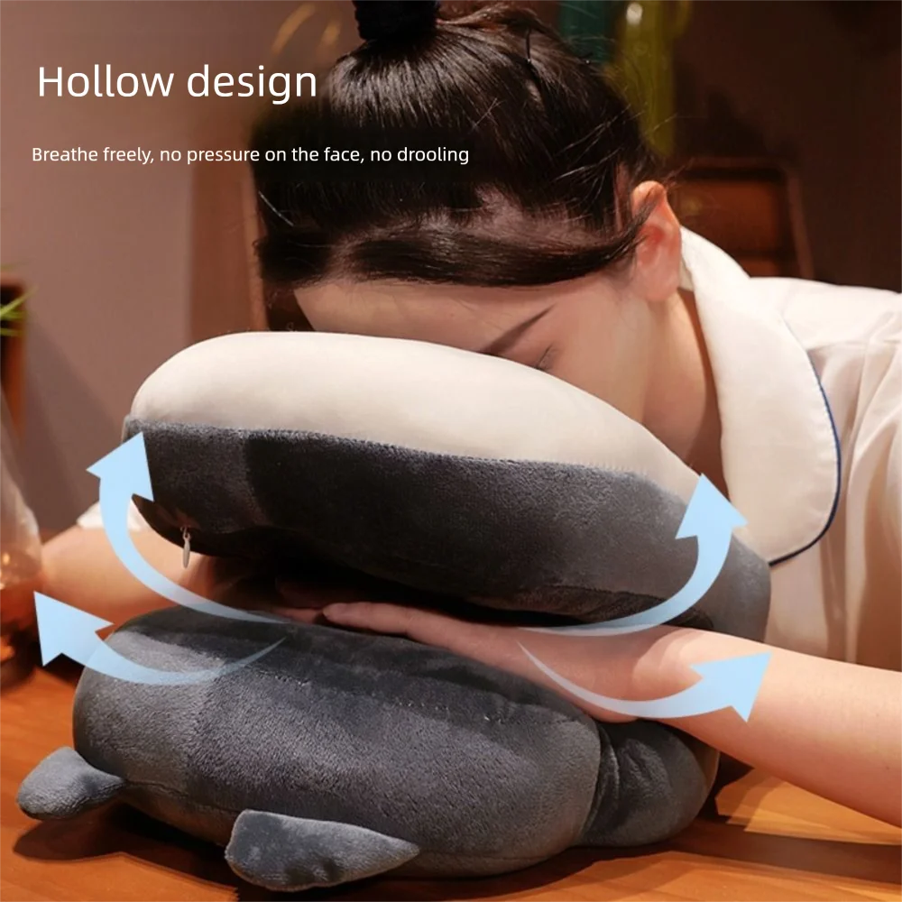 

Double-sided Hand Warmer Pillow Plush&Ice Silk Keep Warm Doggy Office Nap Pillow Hand Hold Cute Animal Piggy Pillow Stuffed Toy
