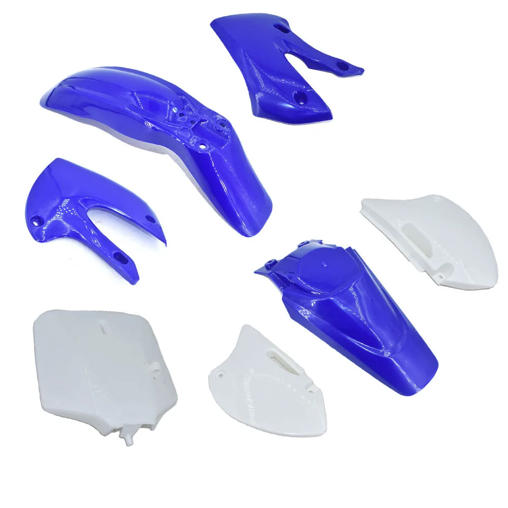 Dirt Pit Bike Plastic Fairing Cover 7pcs one kit Fit For KLX BBR Chinese Motocross